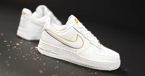 nike air force 1 gold mini swoosh|air force 1 changeable swoosh.